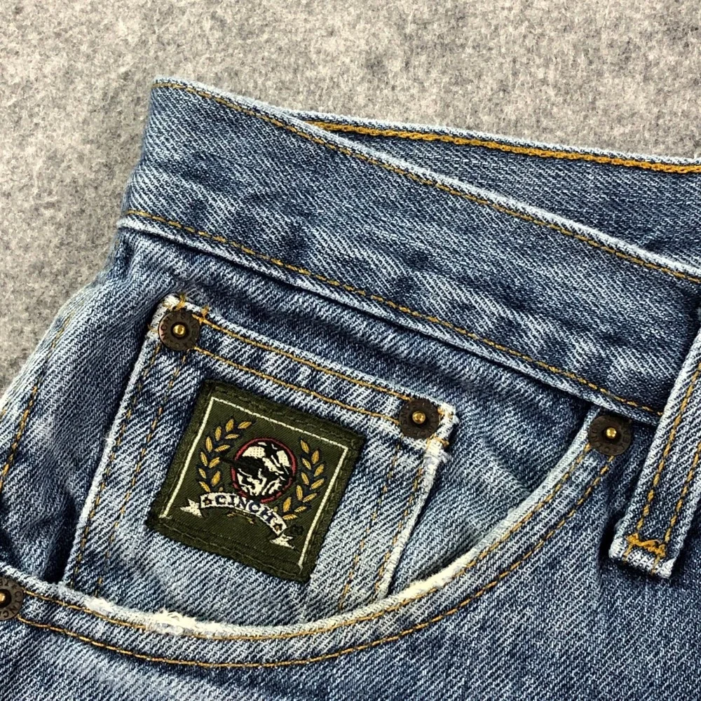 Cinch Mens Jeans 38X34 Blue Medium Wash Western Rodeo Label Relaxed Workwear